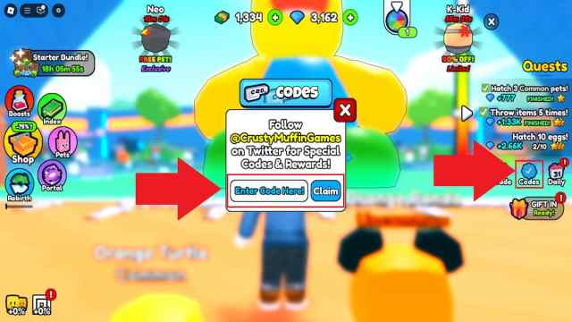 How to redeem Feed the Giant codes