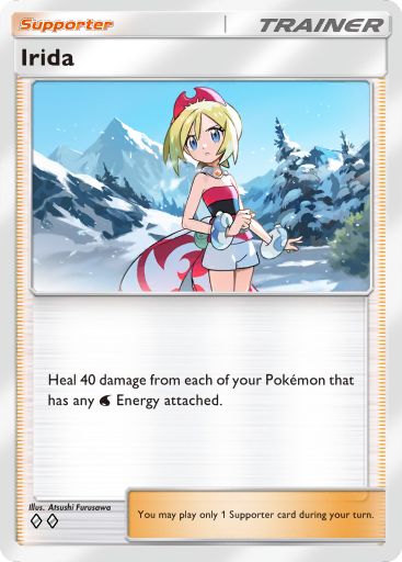Irida from Triumphant Light in Pokemon TCG Pocket
