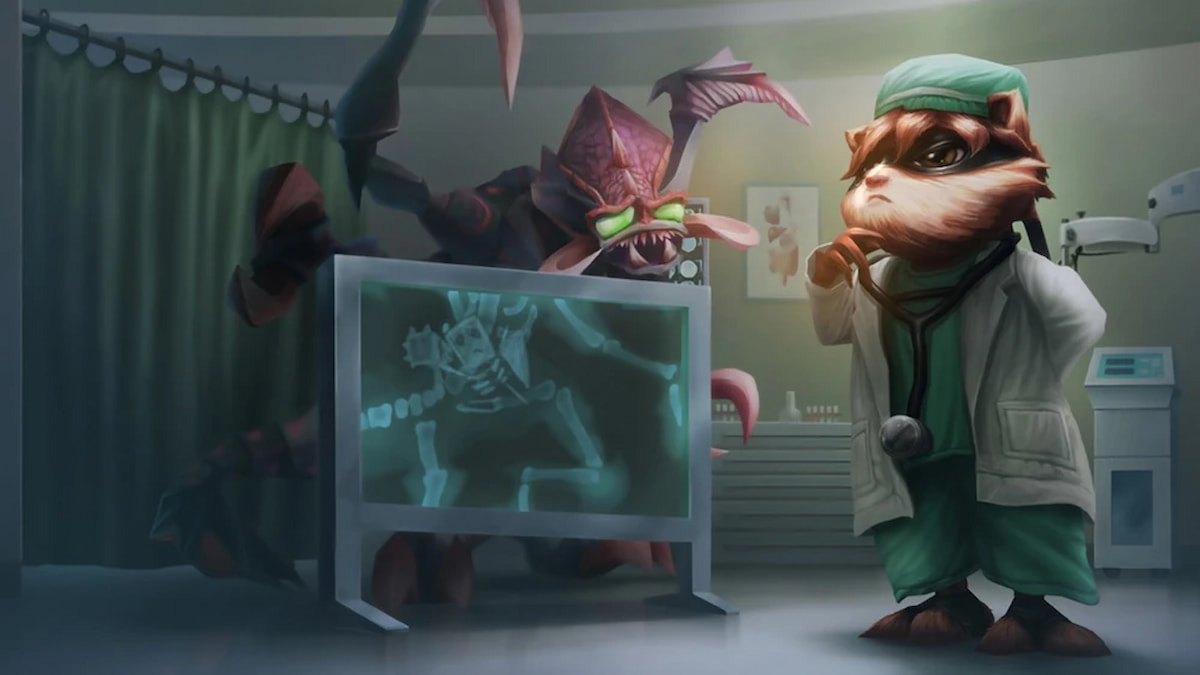 Picture showing doctor skins in League of Legends.