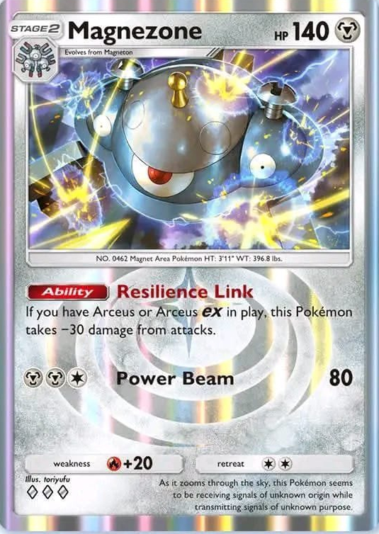 Magnezone from Triumphant Light in Pokemon TCG Pocket