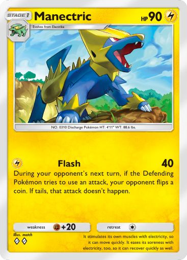 Manectric from Triumphant Light in Pokemon TCG Pocket
