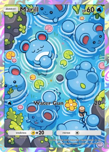Marill from Triumphant Light in Pokemon TCG Pocket