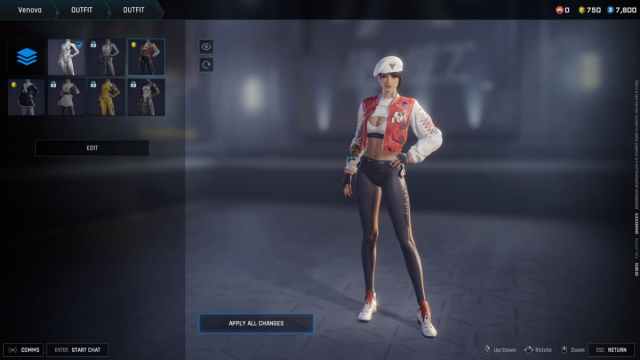 An example of an Outfit for a Pilot in Mecha BREAK.