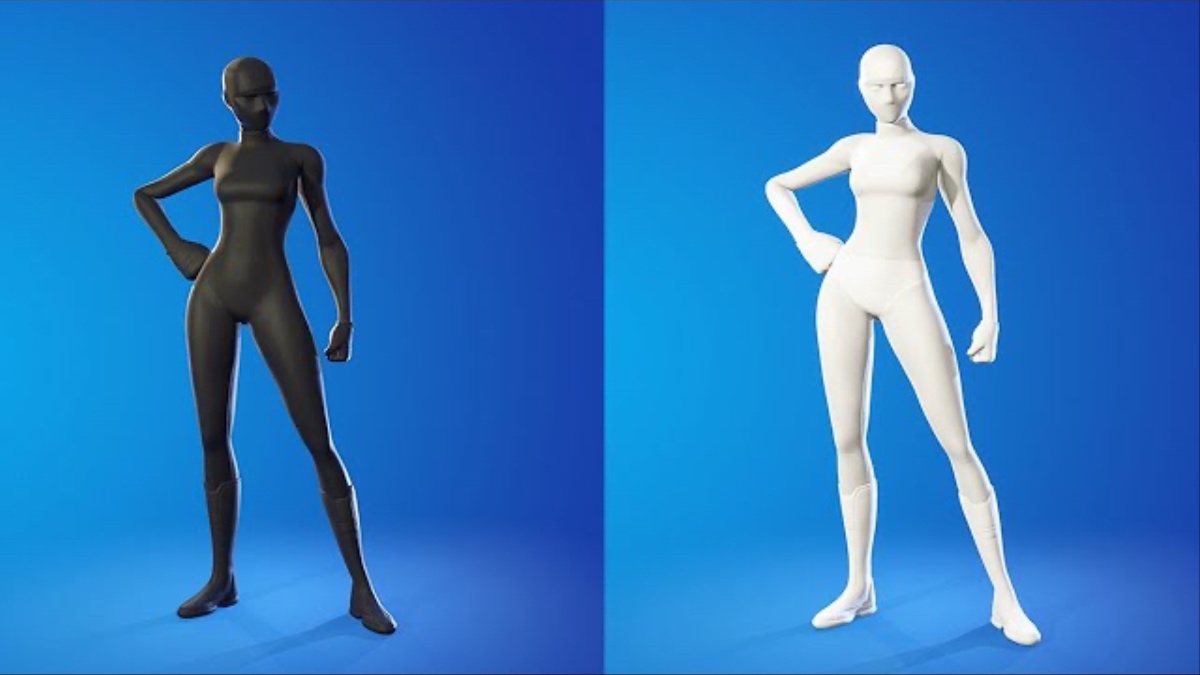 boundless plain color superhero skins in black or white