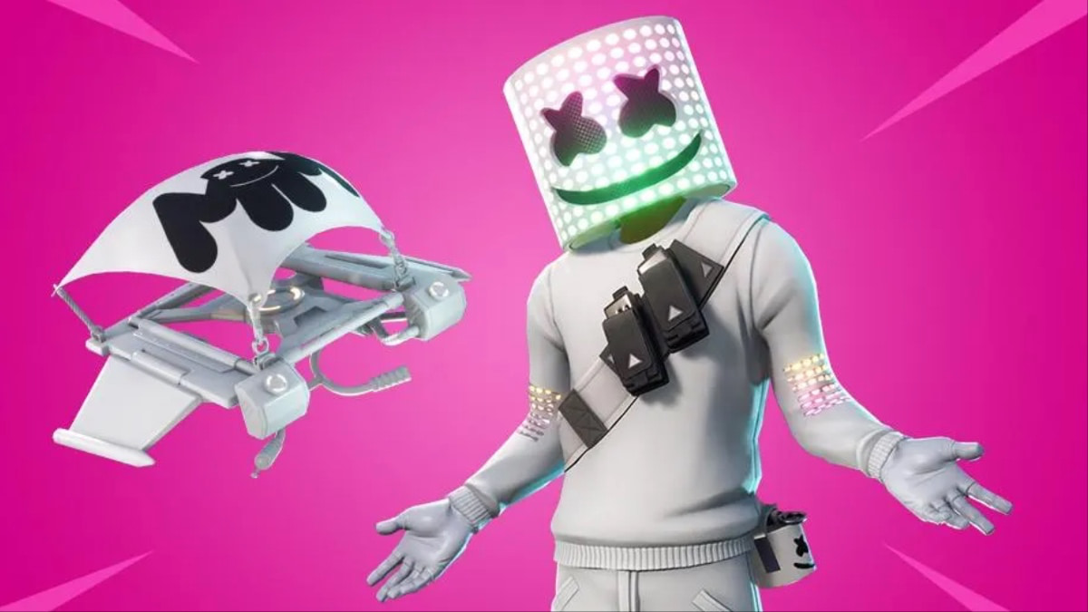 fortnite marshmello and glider