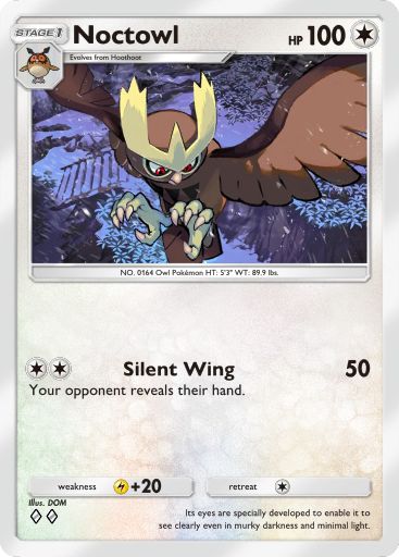 Noctowl from Triumphant Light in Pokemon TCG Pocket