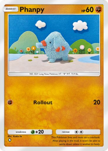 Phanpy from Triuumphant Light in Pokemon TCG Pocket