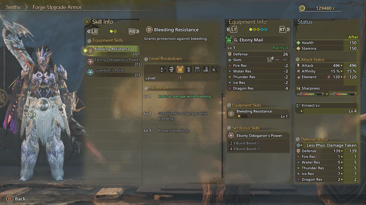 Preview Equipment Skills in Monster Hunter Wilds
