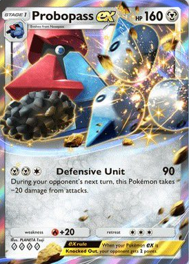 Probopass ex from Triumphant Light in Pokemon TCG Pocket