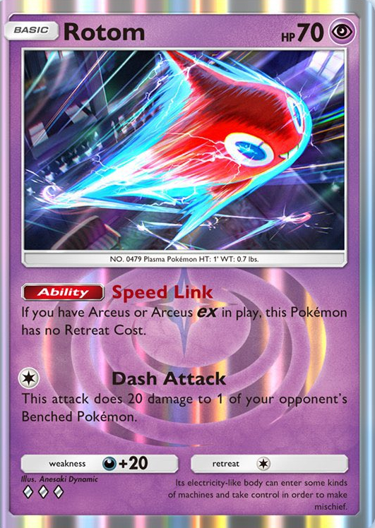 Rotom from Triumphant Light in Pokemon TCG Pocket