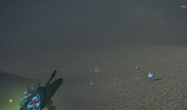 a sandstar runs away from a hunter at mach speed in the desert