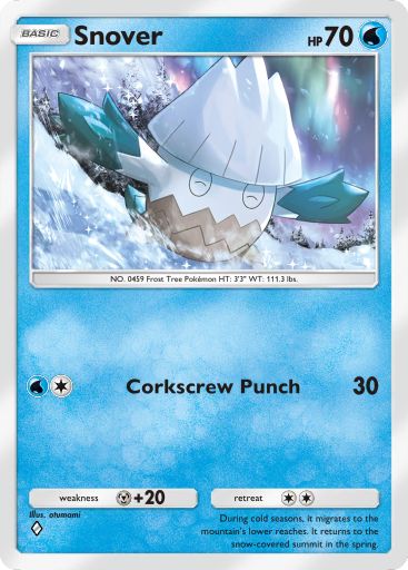 Snover from Triumphant Light in Pokemon TCG Pocket