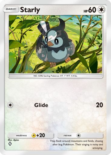 Starly from Triumphant Light in Pokemon TCG Pocket