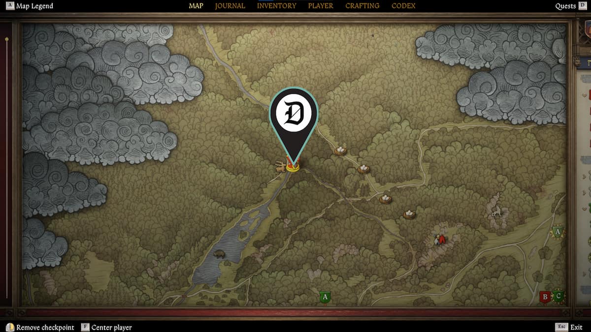 Treasure Map location in Kingdom Come 2