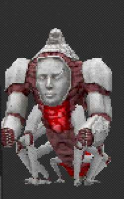 Full body shot of ULTRAKILL's Hideous Mass