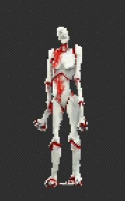 Full body shot of ULTRAKILL's Mannequin
