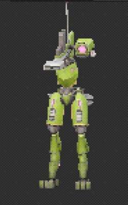 Full body shot of ULTRAKILL's Sentry