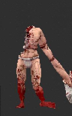 Full body shot of ULTRAKILL's Insurrectionist