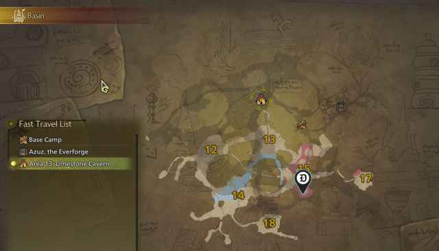 you can find an abundance of monster fluid in the bottom of basin in a spider hot spot