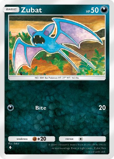 Zubat from Triumphant Light in Pokemon TCG Pocket