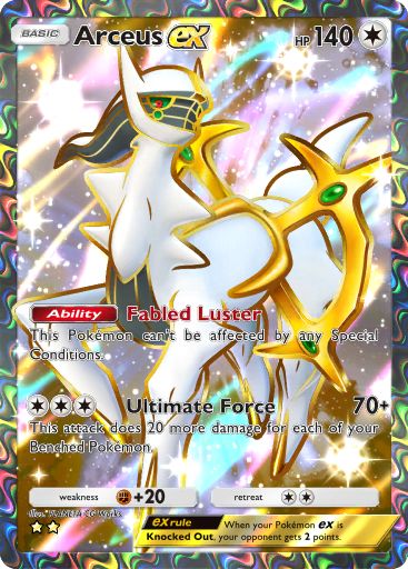 Arceus from Triumphant Light in Pokemon TCG Pocket
