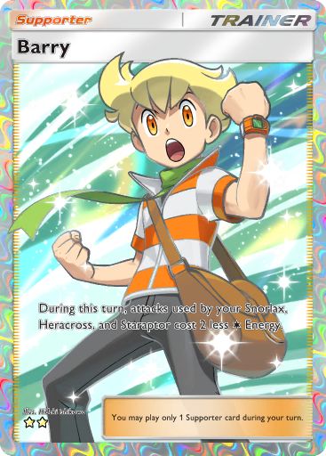 Barry from Triumphant Light in Pokemon TCG Pocket