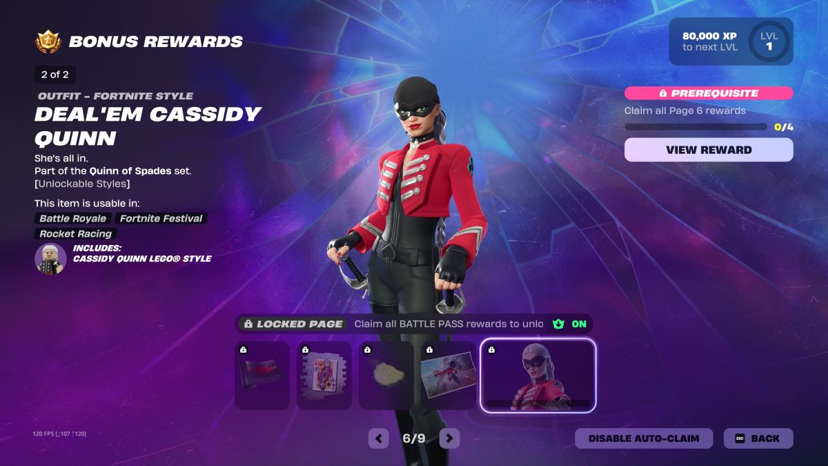 bonus reward 6