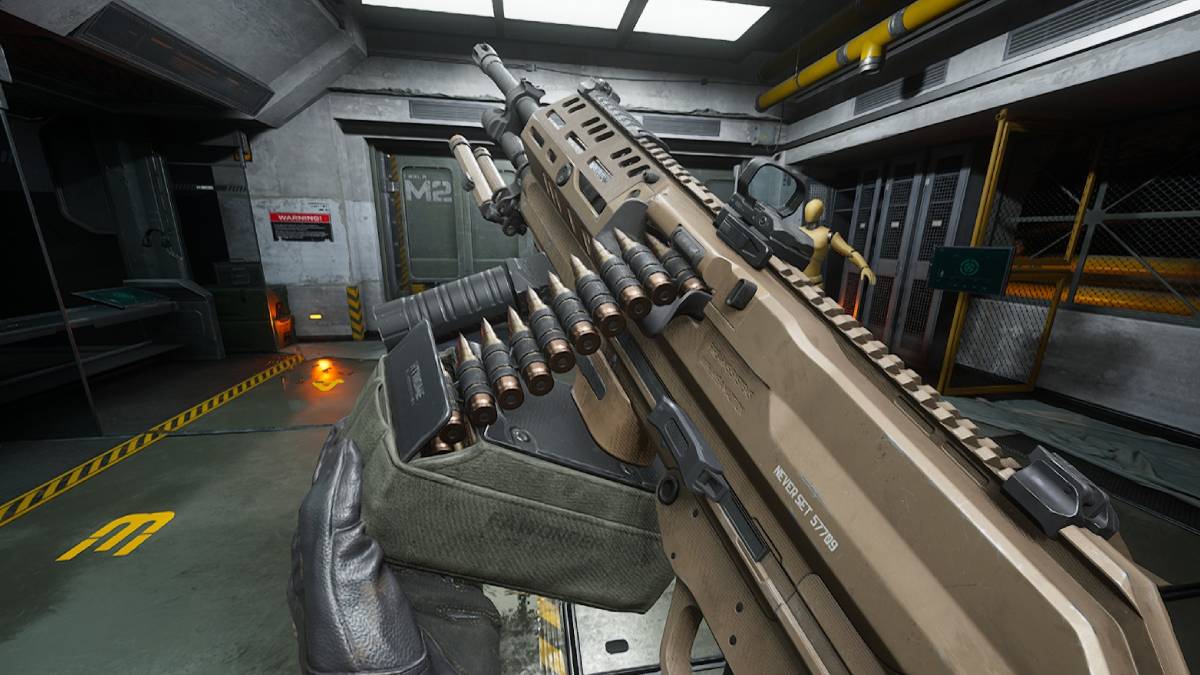 M250 inspect animation in Delta Force