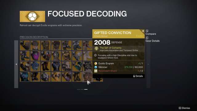 Focused Decoding at Rahool in Destiny 2