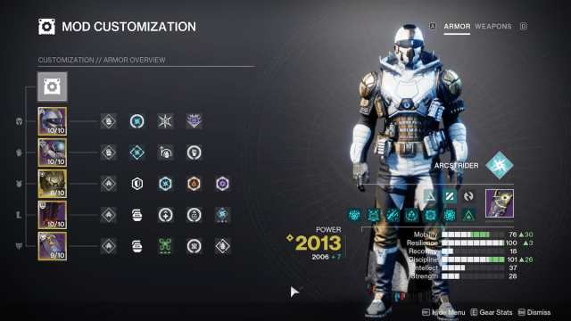 Destiny 2 Gifted Conviction mod setup