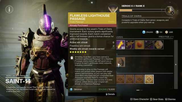 Saint-14 vendor in Destiny 2