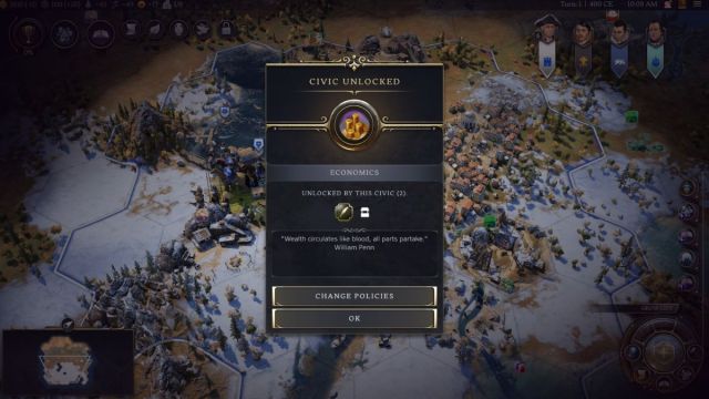 Economics Civic in Civilization 7.