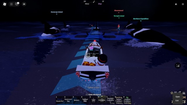 Orca migration in Fisch.