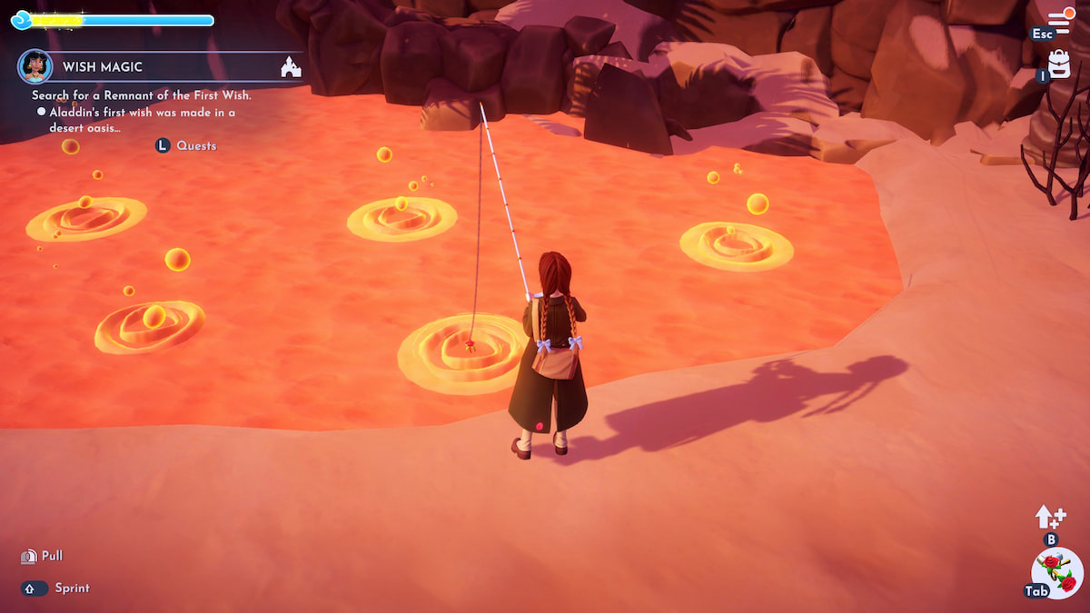 Fishing for the Remnant of the First Wish in Disney Dreamlight Valley
