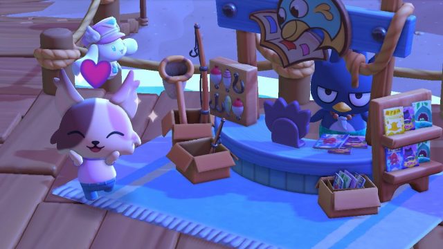 Badtz-maru in Hello Kitty Island Adventure.