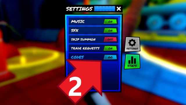 Poppy Tower Defense Codes tab in the Settings menu
