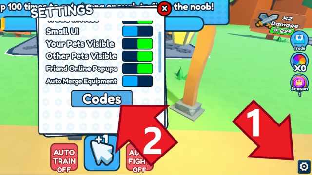 Tank Simulator Settings menu