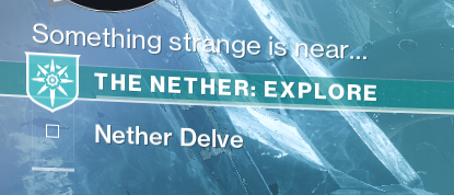 "Something strange is near" Destiny 2