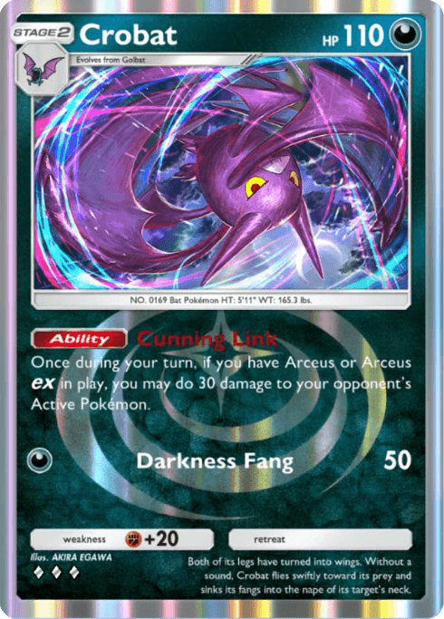 Crobat Pokémon TCG Pocket card.