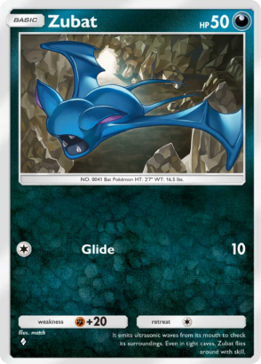 Zubat Pokémon TCG Pocket card.