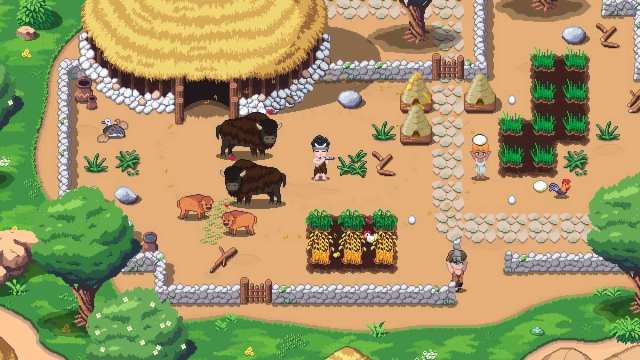 A farm in Roots of Pacha.