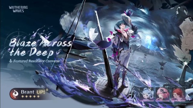 Wuthering Waves 2.1 brant banner with rate up characters