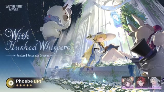 Wuthering Waves 2.1 pheobe banner with rate up characters