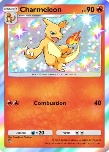 Charmeleon Pokémon Pocket card.
