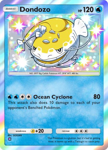 Dondozo Pokémon Pocket card.