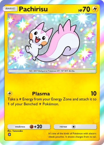 Pachirisu Pokémon Pocket card.