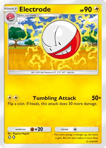 Electrode Pokémon Pocket card.