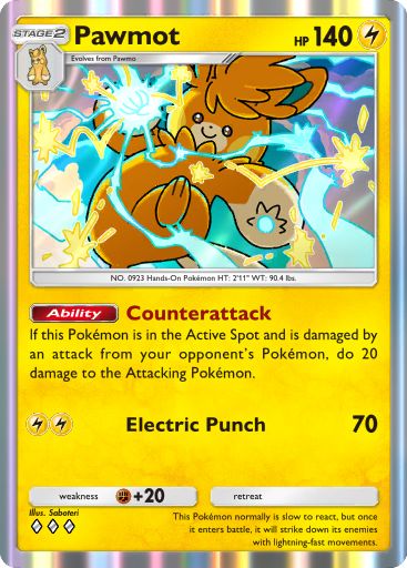 Pamot Pokémon Pocket card.