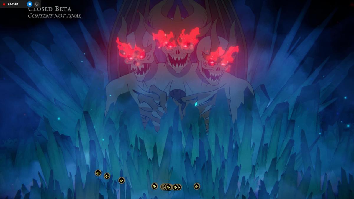 an ikage of a monster with three heads