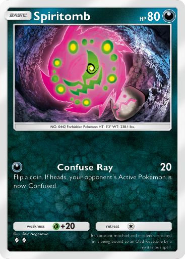 Spiritomb Pokémon Pocket card.